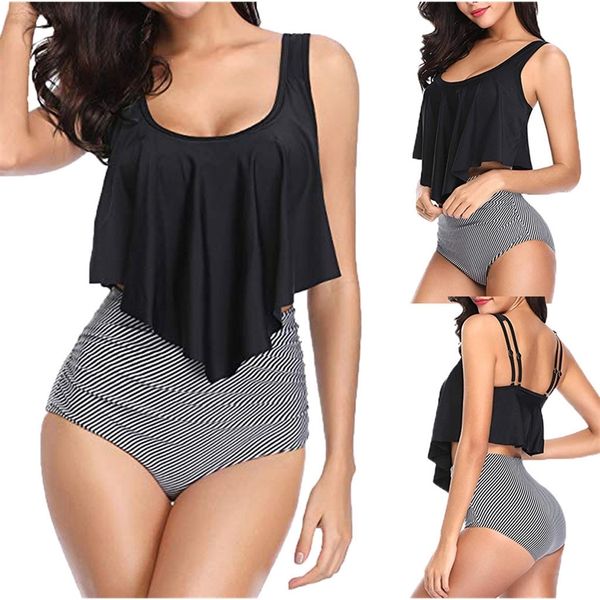 plus size swimwear women 2019 2pcs backless halter floral printed swimming suit for women high waist neck halter suit w0529 t200708, White;black
plus size swimwear women 2019 2pcs backless halter floral printed swimming suit for women high waist neck halter suit w0529 t200708, White;black