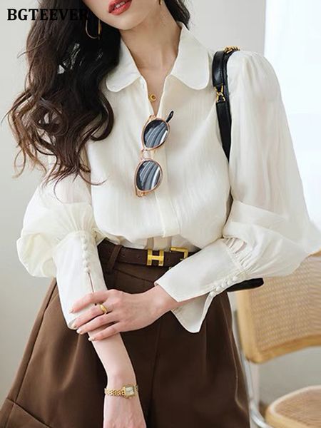 elegant turn-down collar ladies solid shirts 2022 spring summer lantern sleeve single-breasted stylish female blouses, White
elegant turn-down collar ladies solid shirts 2022 spring summer lantern sleeve single-breasted stylish female blouses, White
