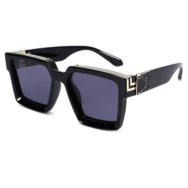 sunglasses retro millionaire for women men hip hop black fashion oversized square white frames uv400 protection, White;black
sunglasses retro millionaire for women men hip hop black fashion oversized square white frames uv400 protection, White;black