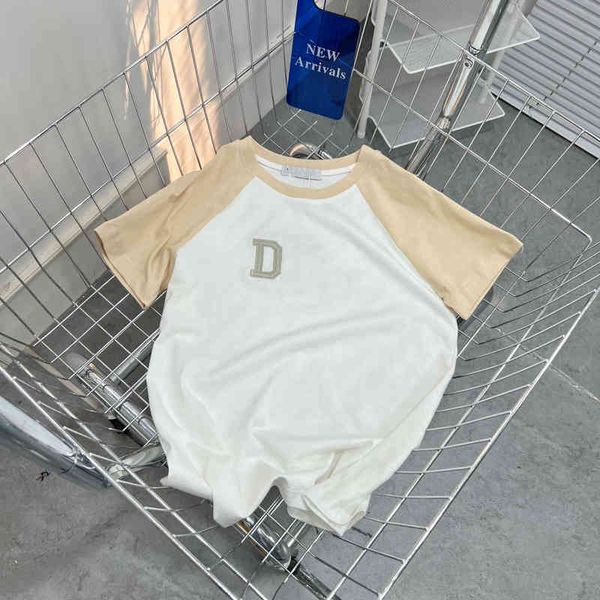 2022 spring and summer new fashion family women's embroidery letters ready to wear washing technology t-shirt simple loose short, White
2022 spring and summer new fashion family women's embroidery letters ready to wear washing technology t-shirt simple loose short, White