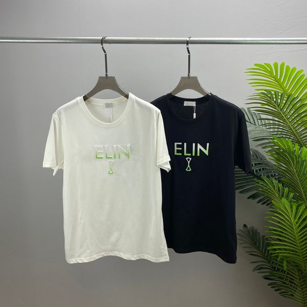 women's t-shirt summer new design short-sleeved t-shirt color gradient three-dimensional bump letters printing t shirts men women tees, White
women's t-shirt summer new design short-sleeved t-shirt color gradient three-dimensional bump letters printing t shirts men women tees, White