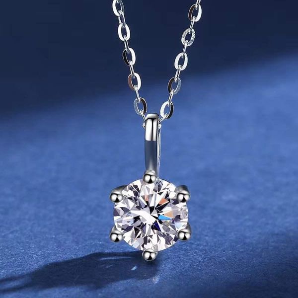 other trendy 1ct d color vvs1 round moissanite necklace women jewelry 925 sterling silver 6 prong clavicle gift
other trendy 1ct d color vvs1 round moissanite necklace women jewelry 925 sterling silver 6 prong clavicle gift