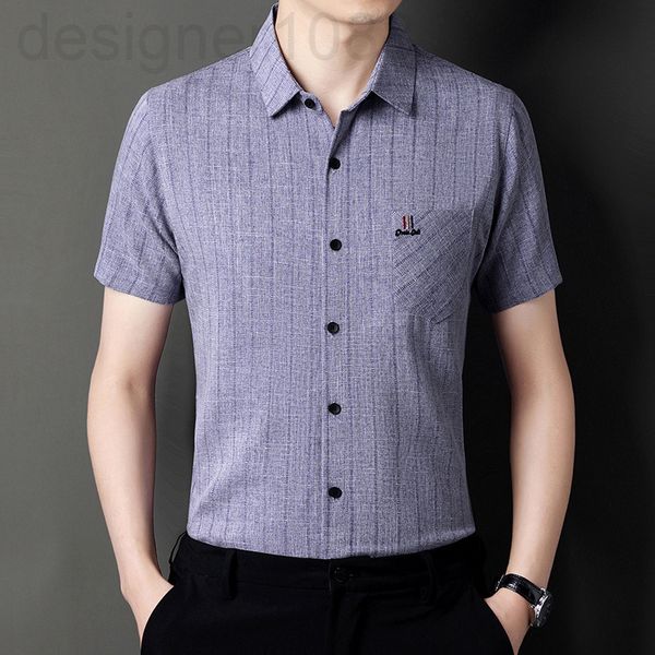 men's casual shirts designer summer new cotton hemp men's short sleeved shirt casual no iron middle-aged and young business wear h, White;black
men's casual shirts designer summer new cotton hemp men's short sleeved shirt casual no iron middle-aged and young business wear h, White;black