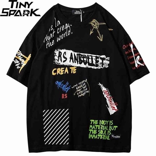 men hip hop graffiti t shirt harajuku streetwear tshirt summer short sleeve fashion cotton tees skateboard t-shirt 210329, White;black
men hip hop graffiti t shirt harajuku streetwear tshirt summer short sleeve fashion cotton tees skateboard t-shirt 210329, White;black