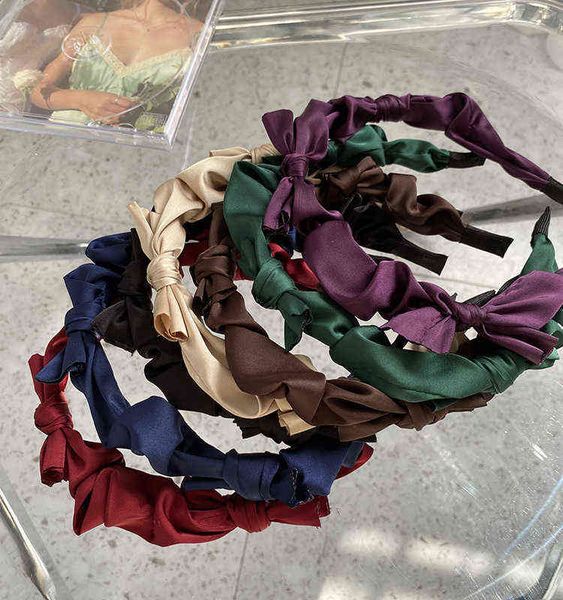 new cross folds knot headbands hair hoops solid color satin creative pattern bow knot hairbands turban head wrap wholesale aa220323, Pink
new cross folds knot headbands hair hoops solid color satin creative pattern bow knot hairbands turban head wrap wholesale aa220323, Pink