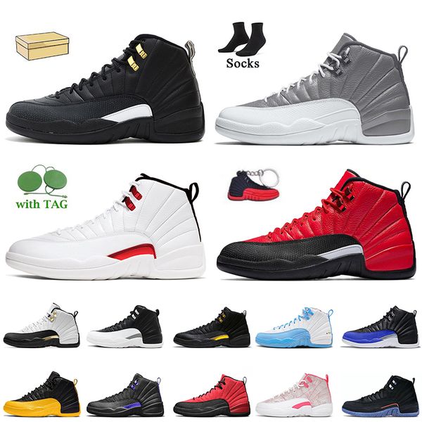2022 women mens jumpman 12s basketball shoes with box sneakers jordn 12 stealth black taxi twist reverse flu game hyper royal playoffs og tr
2022 women mens jumpman 12s basketball shoes with box sneakers jordn 12 stealth black taxi twist reverse flu game hyper royal playoffs og tr