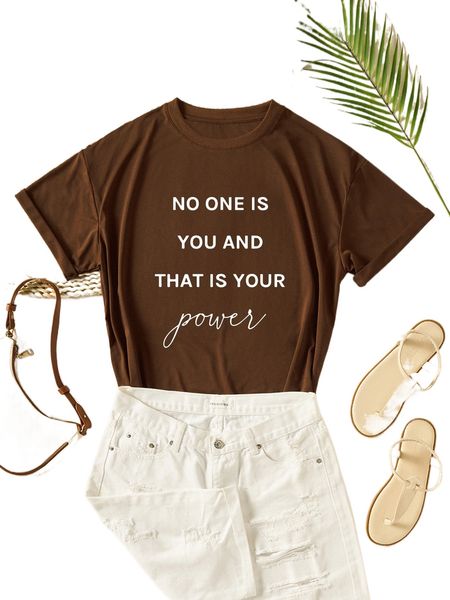 slogan graphic round neck tee o6gh#, White
slogan graphic round neck tee o6gh#, White