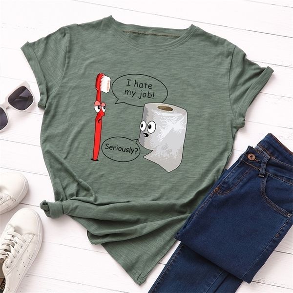 women graphic tees female t shirts clothes short sleeve 100% cotton funny toothpaste toothbrush print tee shirts 220520, White
women graphic tees female t shirts clothes short sleeve 100% cotton funny toothpaste toothbrush print tee shirts 220520, White