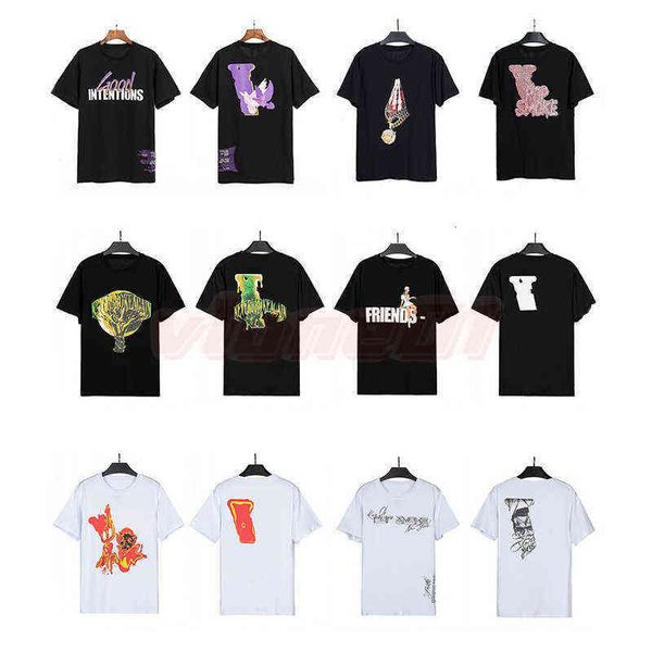 men womens t shirt designer casual big v print t shirts couples fashion streetwear tees size s-xl 031, White;black
men womens t shirt designer casual big v print t shirts couples fashion streetwear tees size s-xl 031, White;black