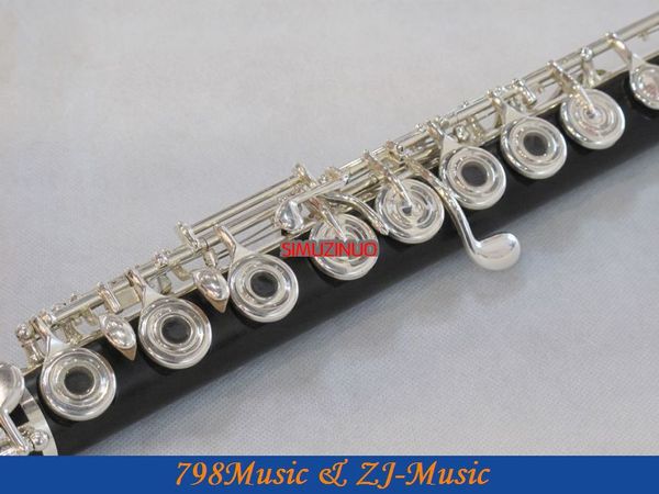 professional ebony wood grenadilla flute-b foot-open hole-split-e-inline-g-silver plated-american headjoint-no.2
professional ebony wood grenadilla flute-b foot-open hole-split-e-inline-g-silver plated-american headjoint-no.2