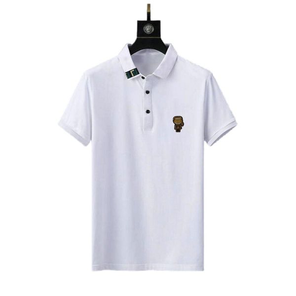 designer formal polo reverse collar button quick drying breathable letter pattern summer casual 5, Black;brown
designer formal polo reverse collar button quick drying breathable letter pattern summer casual 5, Black;brown