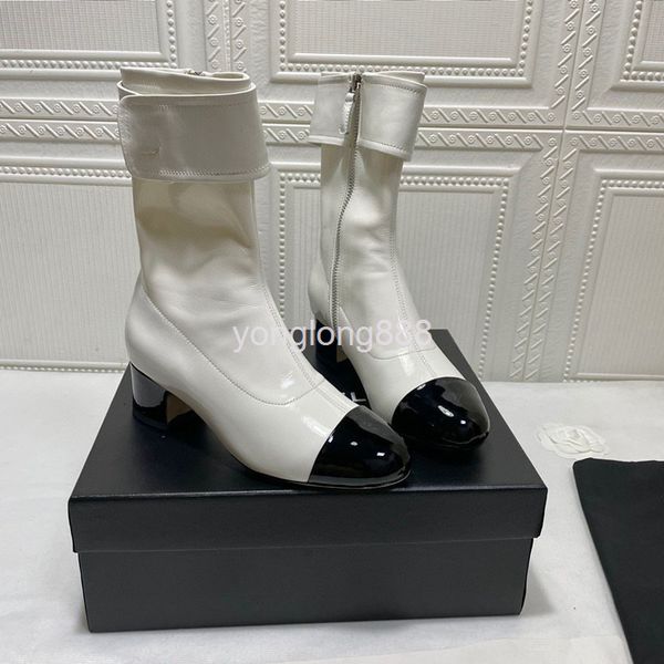 boots high end quality knight boots design sense thick heel middle tube round head sweet cool fashion leather elastic, Black
boots high end quality knight boots design sense thick heel middle tube round head sweet cool fashion leather elastic, Black