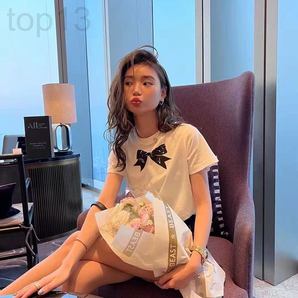 women's t-shirt designer 2022 spring and summer new chest color contrast bow print white t-shirt women's thin versatile fashionabl
women's t-shirt designer 2022 spring and summer new chest color contrast bow print white t-shirt women's thin versatile fashionabl