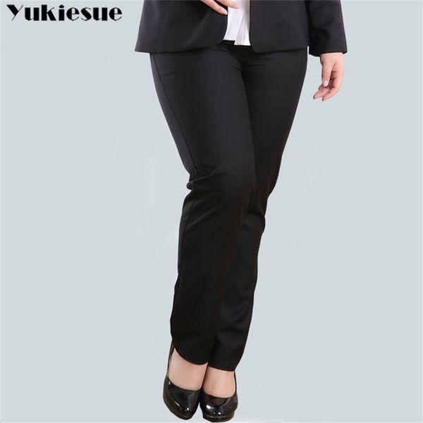 summer ol office workwear women s pants female high waist straight pants capris for women trousers woman plus size 34 44 210412, Black;white
summer ol office workwear women s pants female high waist straight pants capris for women trousers woman plus size 34 44 210412, Black;white