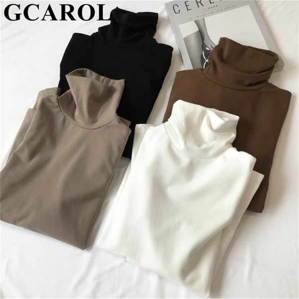 gcarol 2020 new women turtleneck full sleeve shirt stretch multi colors stripes basic undershirt pullover xl lj200815, White;black
gcarol 2020 new women turtleneck full sleeve shirt stretch multi colors stripes basic undershirt pullover xl lj200815, White;black