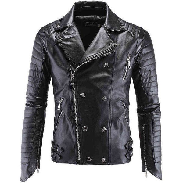 punk leather jacket men new skull motorcycle leather jacket multi zippers slim fit men leather jacket pu clothing m-5xl t220728, Black
punk leather jacket men new skull motorcycle leather jacket multi zippers slim fit men leather jacket pu clothing m-5xl t220728, Black