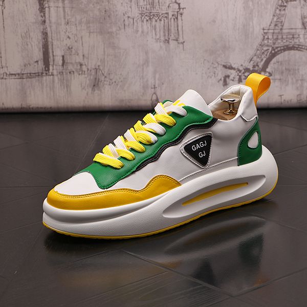 british style dress wedding party shoes fashion light comfortable casual sneaker spring non-slip round toe thick bottom business walking loa, Black 
british style dress wedding party shoes fashion light comfortable casual sneaker spring non-slip round toe thick bottom business walking loa, Black