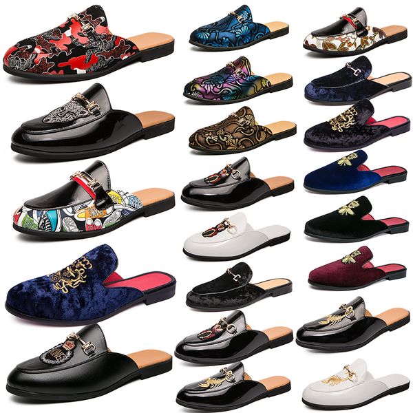 good quality luxury brand mens designer horsebit metal buckle slippers genuine leather mules slipper men indoor and outdoor casual lazy shoe, Black
good quality luxury brand mens designer horsebit metal buckle slippers genuine leather mules slipper men indoor and outdoor casual lazy shoe, Black