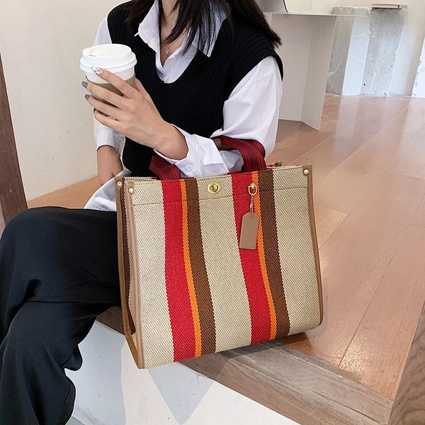 canvas women canvas handbags shoulder bags contrast color large capacity woman crossbody bags fashion female tote messenger bag
canvas women canvas handbags shoulder bags contrast color large capacity woman crossbody bags fashion female tote messenger bag