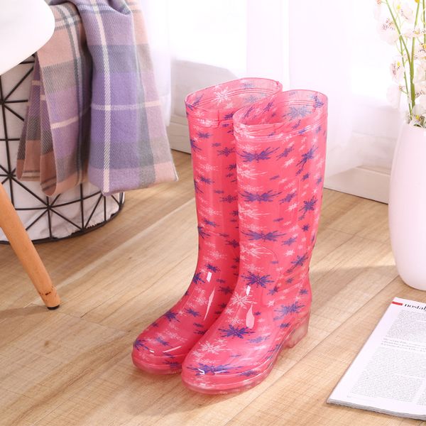 pofulove rain boots women print pvc waterproof shoes for girls knee-high slip on anti skip boots long tube botas fashion size 41, Black;red
pofulove rain boots women print pvc waterproof shoes for girls knee-high slip on anti skip boots long tube botas fashion size 41, Black;red