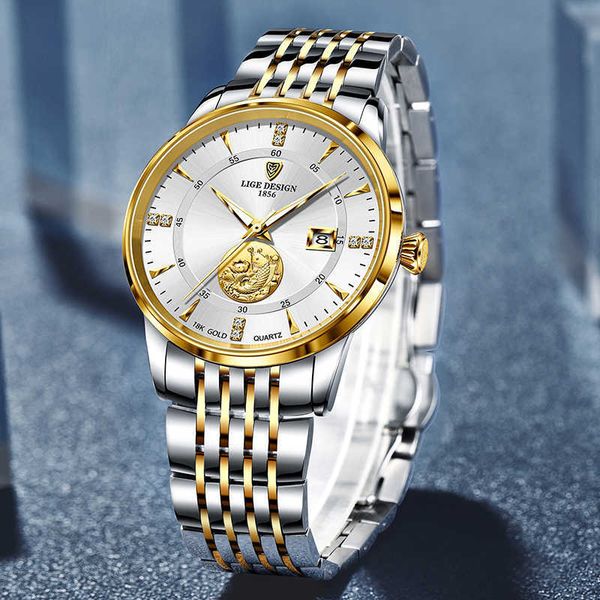 2022 fashion mens watches calendar stainless steel brand luxury 30m waterproof quartz wrist watch men, Slivery;brown
2022 fashion mens watches calendar stainless steel brand luxury 30m waterproof quartz wrist watch men, Slivery;brown