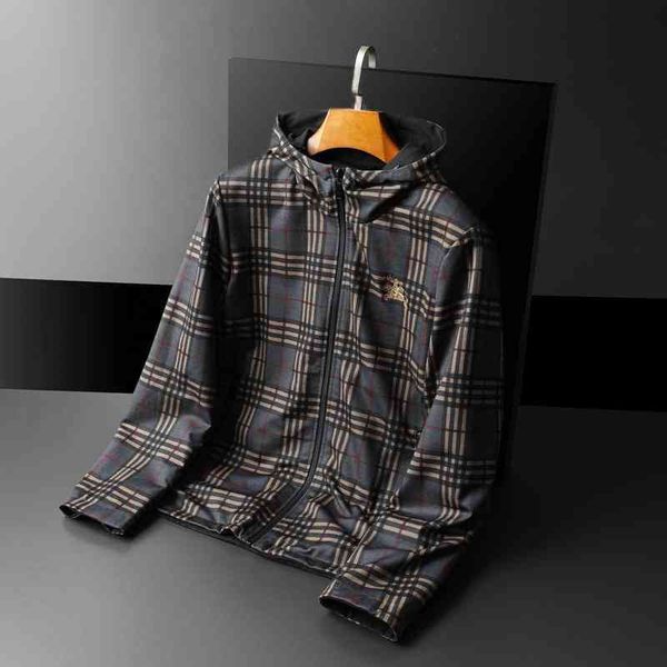 good brand coat opa pauliana war horse embroidery jacket men's slim hooded plaid double-sided cardig 5o3f, Black;brown
good brand coat opa pauliana war horse embroidery jacket men's slim hooded plaid double-sided cardig 5o3f, Black;brown