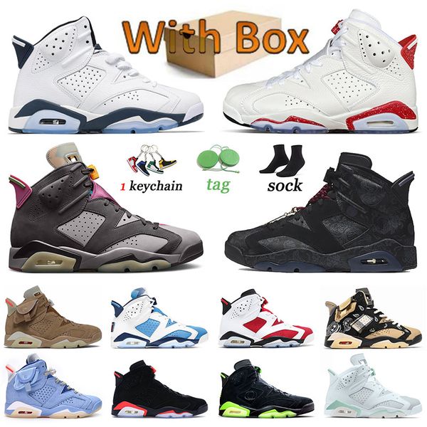 big size 36-47 jumpman 6 basketballs shoes bordeaux women red oreo unc infrared midnight navy british khaki 6s sports sneakers designer oreo, White;red
big size 36-47 jumpman 6 basketballs shoes bordeaux women red oreo unc infrared midnight navy british khaki 6s sports sneakers designer oreo, White;red