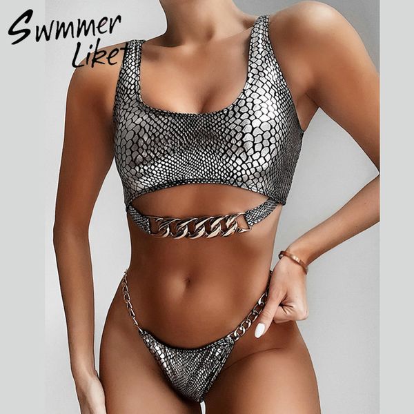 silver snake bikini push up swimsuit women neon swimwear female chain bathing suit brazilian bathers biquini mujer y200319, White;black
silver snake bikini push up swimsuit women neon swimwear female chain bathing suit brazilian bathers biquini mujer y200319, White;black