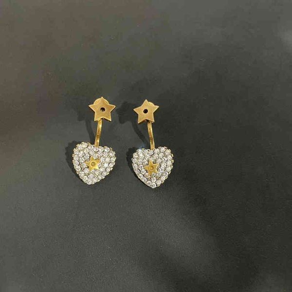 online factory shop 50% off brass classic love pentagonal temperament outstanding star pin dual-purpose ear hook design used earrings female, Golden
online factory shop 50% off brass classic love pentagonal temperament outstanding star pin dual-purpose ear hook design used earrings female, Golden