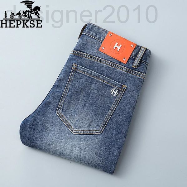 men's jeans designer high end european boutique men's jeans 2022 spring thin korean elastic slim fit fashion sfek, Blue
men's jeans designer high end european boutique men's jeans 2022 spring thin korean elastic slim fit fashion sfek, Blue