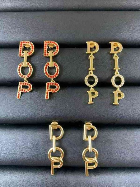 super discount 75% off new letter brass high version earrings 925 silver needle non allergic fashion, Golden
super discount 75% off new letter brass high version earrings 925 silver needle non allergic fashion, Golden