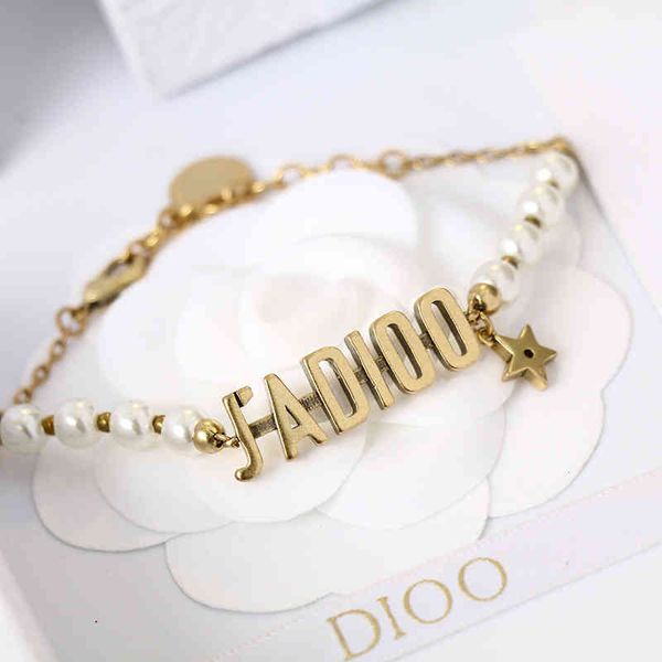 d di home letter classic pearl choker 2022 luxury brand fashion design versatile ladies bracelet, Black
d di home letter classic pearl choker 2022 luxury brand fashion design versatile ladies bracelet, Black