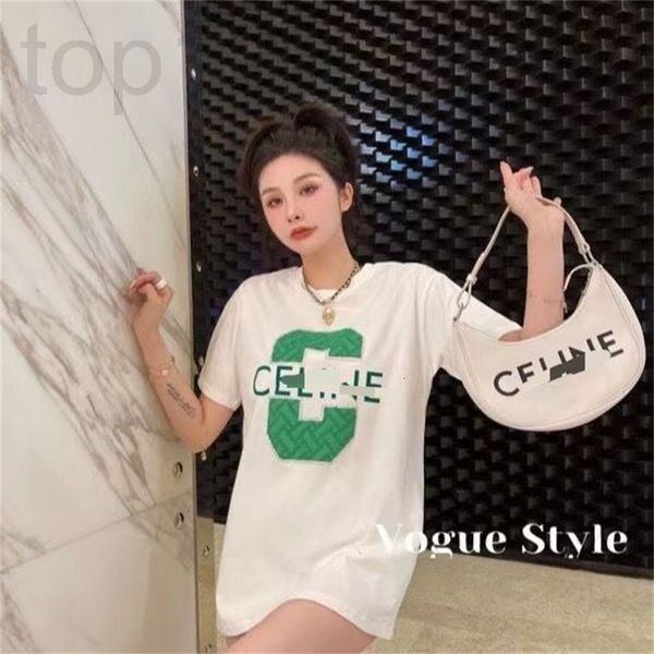 women's t-shirt designer 2022 thailand spring summer new ce letter short sleeve round neck loose t-shirt for men women, White
women's t-shirt designer 2022 thailand spring summer new ce letter short sleeve round neck loose t-shirt for men women, White