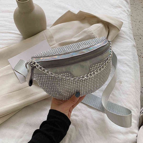 chain waist bags fanny pack fashion leather waist pack summer lady shoulder crossbody chest bags bright diamonds female purse 220608
chain waist bags fanny pack fashion leather waist pack summer lady shoulder crossbody chest bags bright diamonds female purse 220608