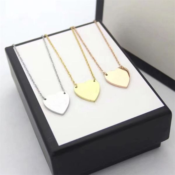 heart necklace luxury jewelry fashion love pendant earrings designer for women letter charm stainless steel material never fade silver rose
heart necklace luxury jewelry fashion love pendant earrings designer for women letter charm stainless steel material never fade silver rose