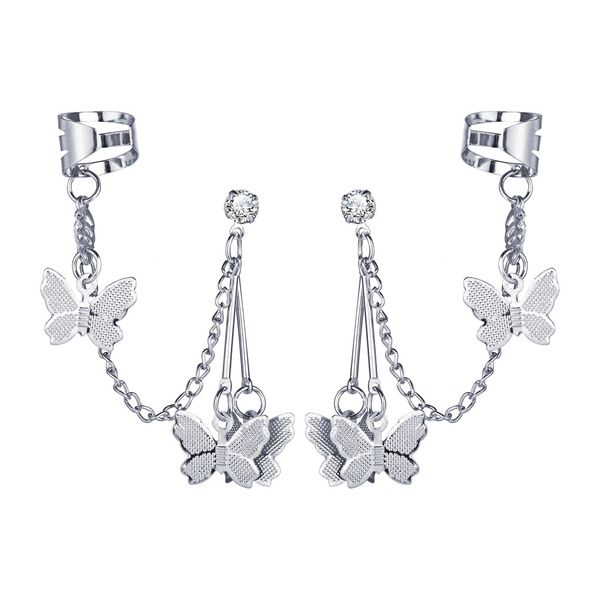 geometric butterfly clip earring for teens women fashion 2022 ear cuffs cool jewelry retro chain long hanging earings metal gift gc1305, Golden
geometric butterfly clip earring for teens women fashion 2022 ear cuffs cool jewelry retro chain long hanging earings metal gift gc1305, Golden