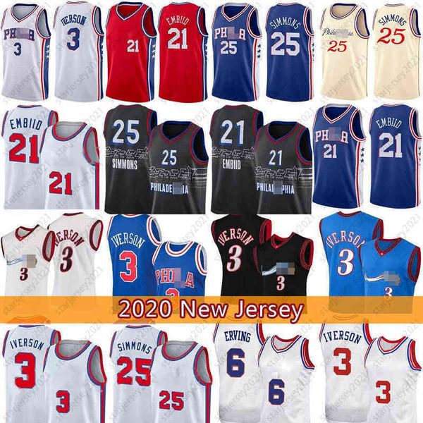 2021 allen 3 iverson ncaa joel 21 embiid ben 25 simmons basketball jersey julius 6 erving 2021 new jerseys men's, Black;red
2021 allen 3 iverson ncaa joel 21 embiid ben 25 simmons basketball jersey julius 6 erving 2021 new jerseys men's, Black;red