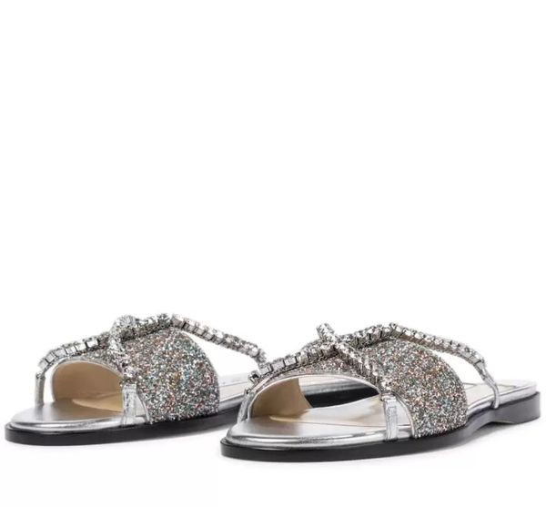 2022 famous summer aadi sandals mules black nude leather women slipper crystal strap slides elegant beach slides comfort walking eu35-43
2022 famous summer aadi sandals mules black nude leather women slipper crystal strap slides elegant beach slides comfort walking eu35-43