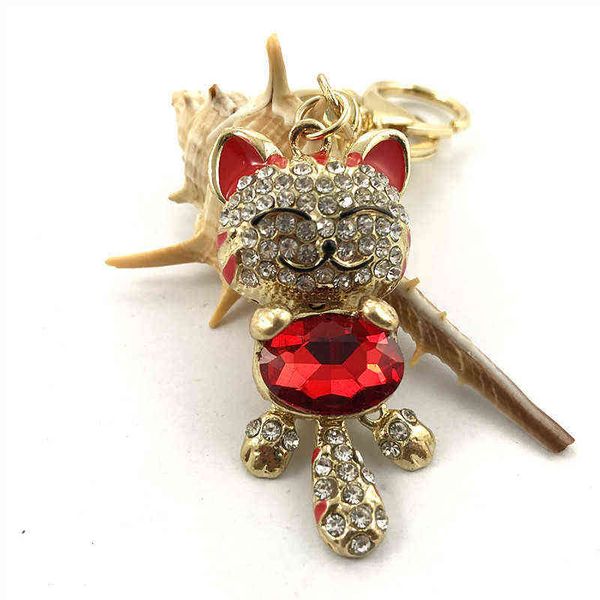 and exquisite creative zhaocai cat car key chain metal diamond bag pendant korean ring, Slivery;golden
and exquisite creative zhaocai cat car key chain metal diamond bag pendant korean ring, Slivery;golden