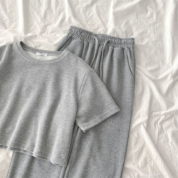 casual student two piece suit summer women tracksuit fashion short high waist harem ankle length pant for height under 165cm t200704, White
casual student two piece suit summer women tracksuit fashion short high waist harem ankle length pant for height under 165cm t200704, White