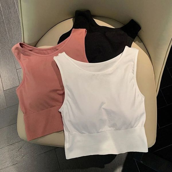 sport bra yoga brassiere workout gym fitness women seamless push up padded underwear vest wireless bras, White;black
sport bra yoga brassiere workout gym fitness women seamless push up padded underwear vest wireless bras, White;black
