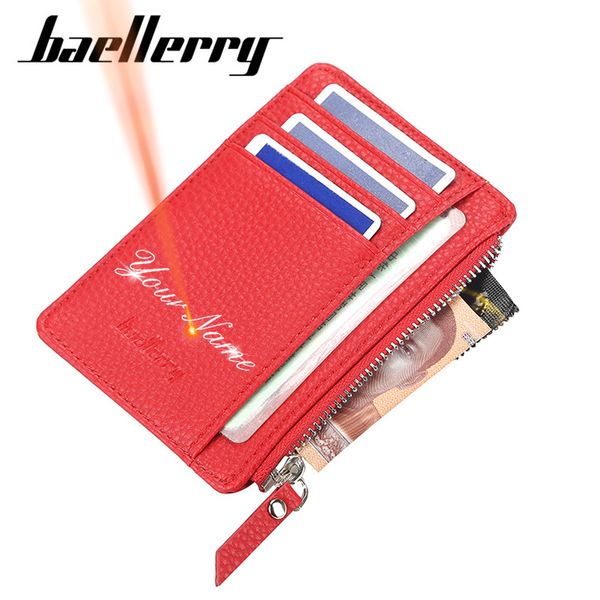 2021 new mini women wallets card wallets name engraving zipper pu leather fashion female purse card holder wallet, Red;black
2021 new mini women wallets card wallets name engraving zipper pu leather fashion female purse card holder wallet, Red;black