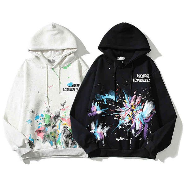 askyurself hoodies men women splash ink print los angeles street hoodie pullover versatile dark ask sweatshirts, Black
askyurself hoodies men women splash ink print los angeles street hoodie pullover versatile dark ask sweatshirts, Black