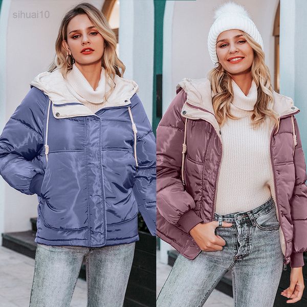 women waterproof jacket warm winter jacket windproof hooded rain jacket runaway warm parka spring autumn winter 2022 l220725, Black
women waterproof jacket warm winter jacket windproof hooded rain jacket runaway warm parka spring autumn winter 2022 l220725, Black