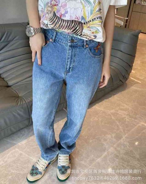 women's jeans g family early spring product tiger embroidery straight wash water blue denim pants women's high waist casual jg9m
women's jeans g family early spring product tiger embroidery straight wash water blue denim pants women's high waist casual jg9m