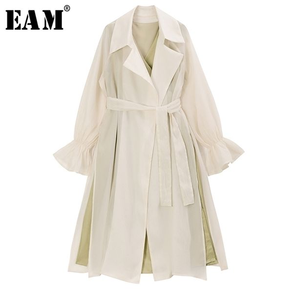 eam women two piece bandage trench lapel long puff sleeve loose fit windbreaker fashion spring 1r734 y201012, Tan;black
eam women two piece bandage trench lapel long puff sleeve loose fit windbreaker fashion spring 1r734 y201012, Tan;black