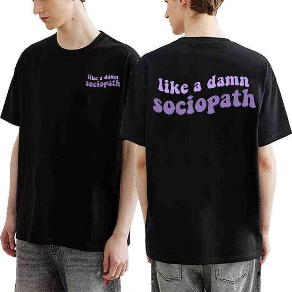 like a damn sociopa olivia rodrigo good 4 u song lyrics purple tshirt kawaii cute men women hip-hop oversized fashion t-shirt t220517, White;black
like a damn sociopa olivia rodrigo good 4 u song lyrics purple tshirt kawaii cute men women hip-hop oversized fashion t-shirt t220517, White;black