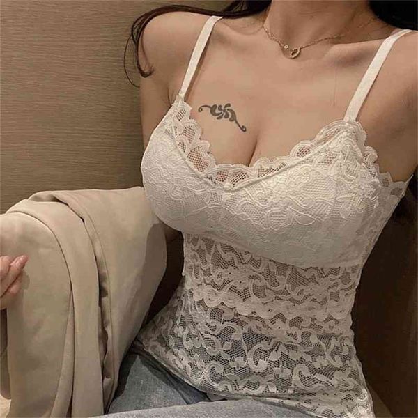 nightclub low-cut v-neck camisole women's lace hollow micro-through vest slim-fit inner jacket black white 210401
nightclub low-cut v-neck camisole women's lace hollow micro-through vest slim-fit inner jacket black white 210401