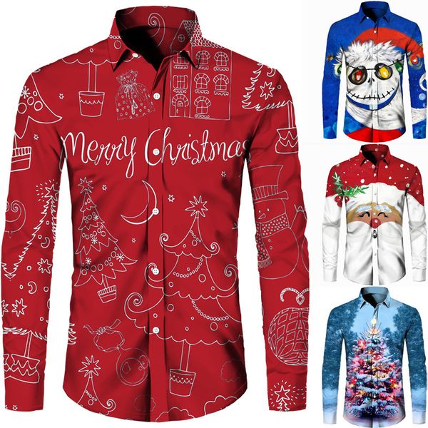 men's casual shirts christmas theme 3d printed men's button shirts fashion long sleeve blouse holiday party year couple streetwea, White;black
men's casual shirts christmas theme 3d printed men's button shirts fashion long sleeve blouse holiday party year couple streetwea, White;black