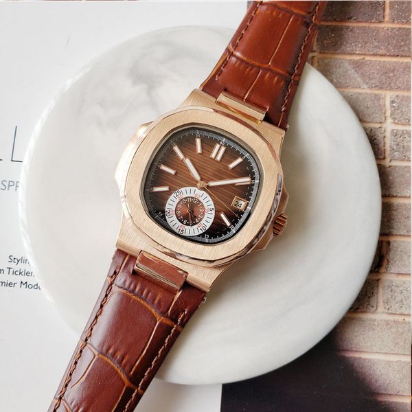 luxury men's watch 42 mm rubber strap waterproof calendar stylish sports automatic, Slivery;brown
luxury men's watch 42 mm rubber strap waterproof calendar stylish sports automatic, Slivery;brown